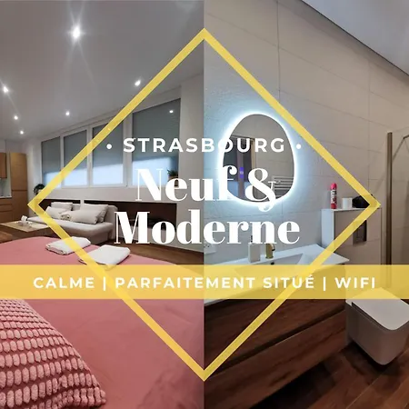 Le Strasbourgeois Moderne & Neuf Voyage En Alsace Appartement Buitenkant foto